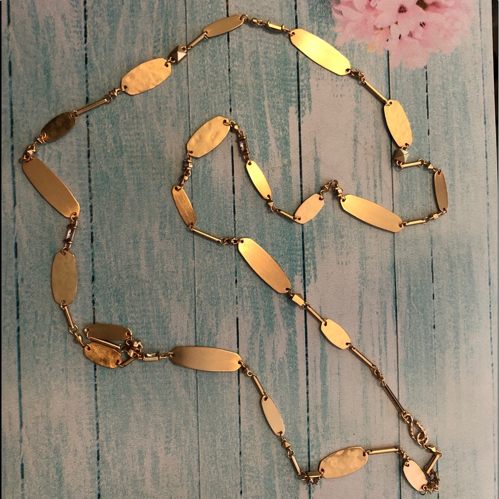 NWOT Kendra Scott Claret Rose Gold long necklace